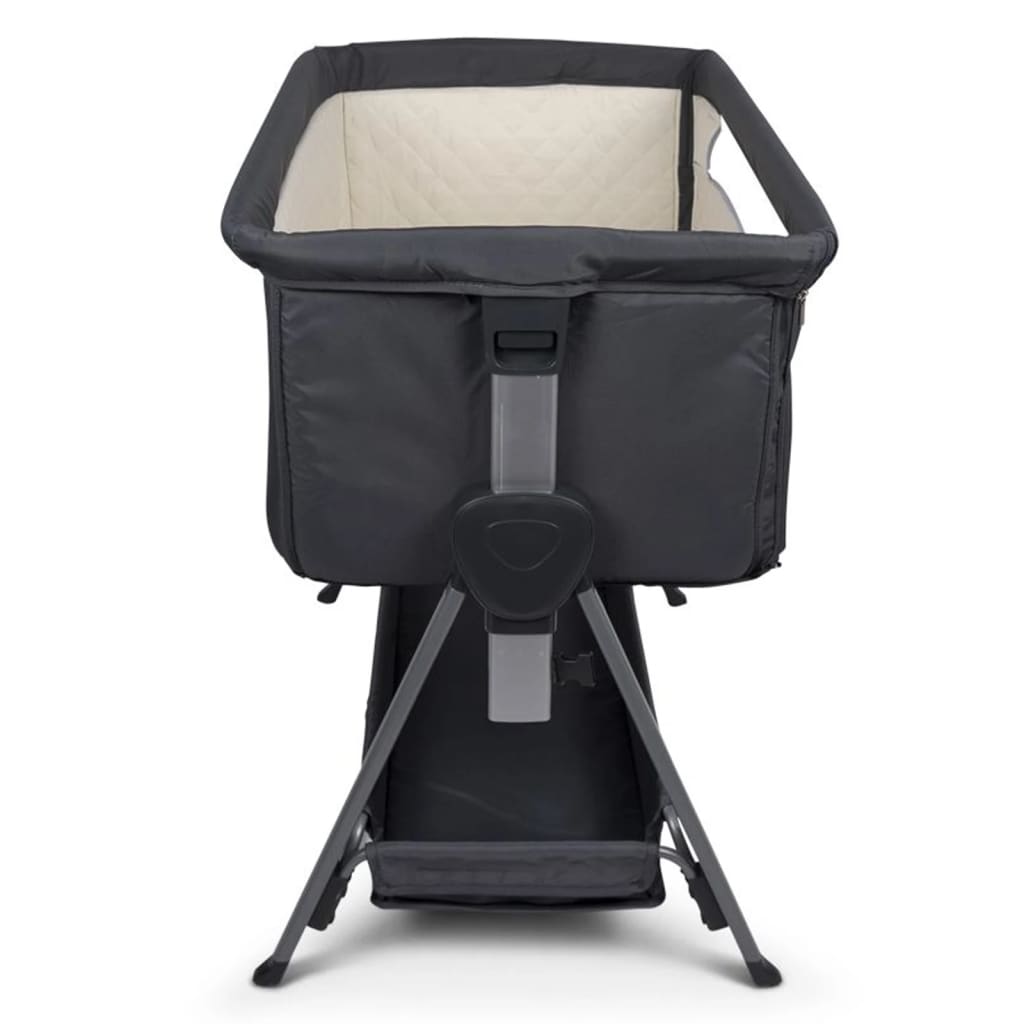 Culla Da Letto Per Neonati Elia 92x55x82 Cm Grigio Scuro Baninni 14 width=274