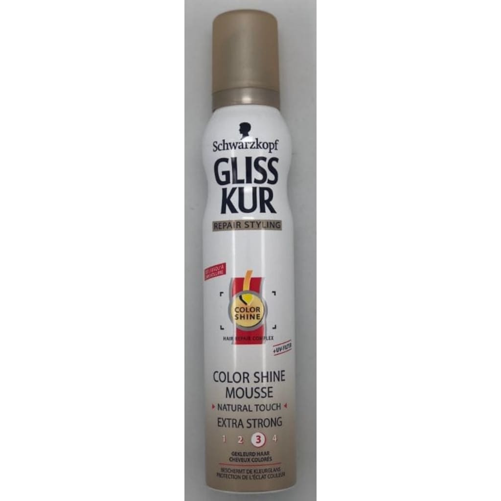Schwarzkopf Gliss Kur Mousse Color Shine (Extra Strong Nr.3) - 200ml
