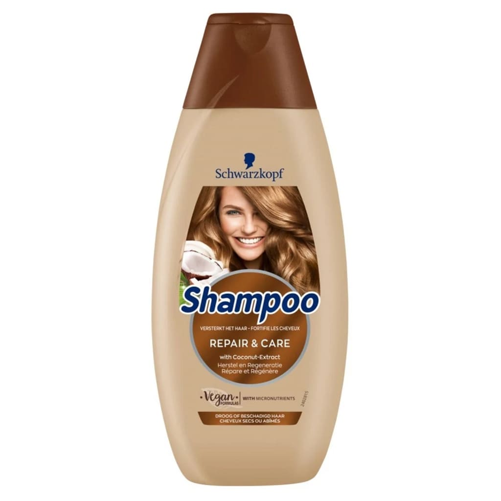 Afbeelding Schwarzkopf Shampoo Repair + Care - 400 ml door Vidaxl.nl