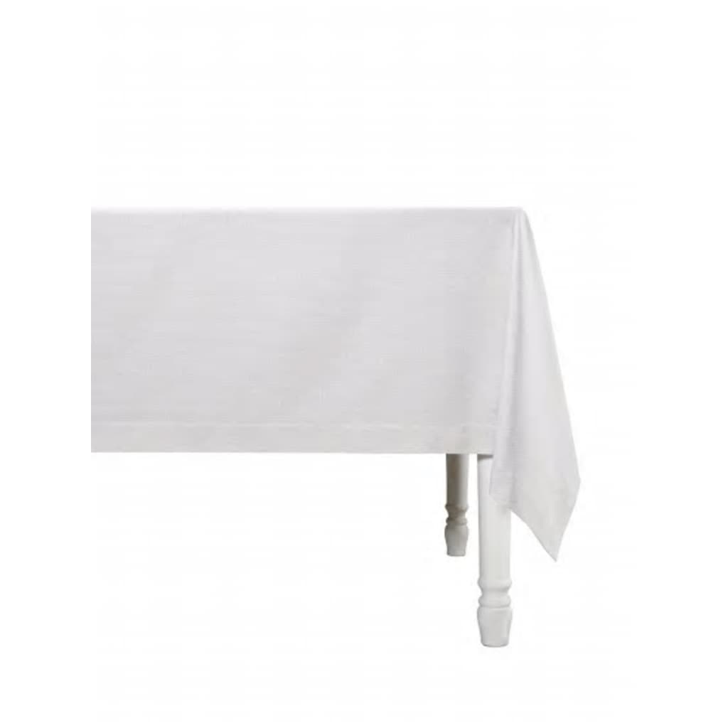De Witte Lietaer tafelkleed Sonora 160 x 360 cm katoen grijs