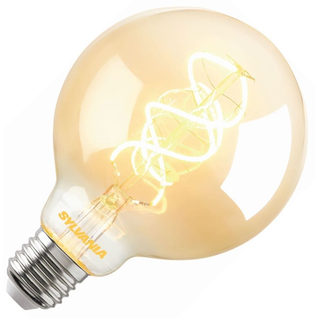 Sylvania Toledo globelamp LED spiraalfilament goud 5W (vervangt 25W) g