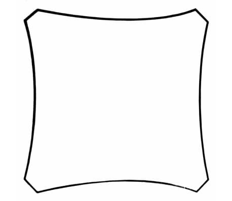 Schaduwdoek vierkant 3,6 x 3,6 m Cream