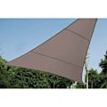 Perel Toldo vela triangular 5 m cinzento-acastanhado GSS3500TA