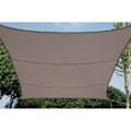 Perel Toldo vela quadrado 3,6 m cinzento-acastanhado GSS4360TA