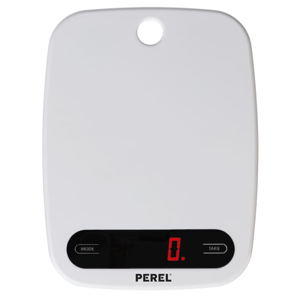 

Perel Keukenweegschaal digitaal 5 kg wit