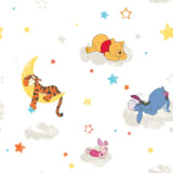 Kids at Home Tapete Pooh Rise and Shine Weiß DF70799