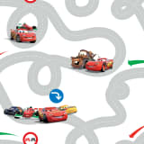 Kids at Home Tapete Cars Racetrack Mehrfarbig DF72599