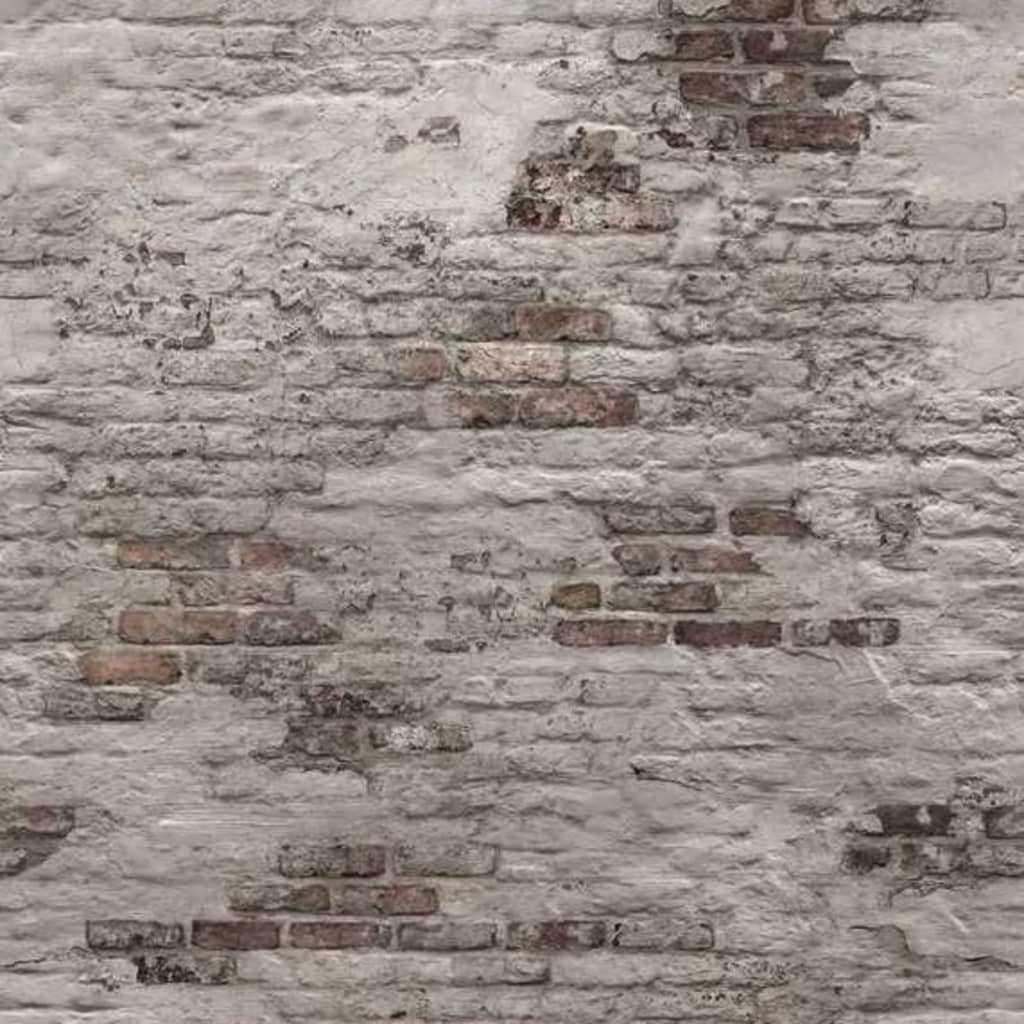 DUTCH WALLCOVERINGS Foto tapet „Old Brick Wall”, gri 