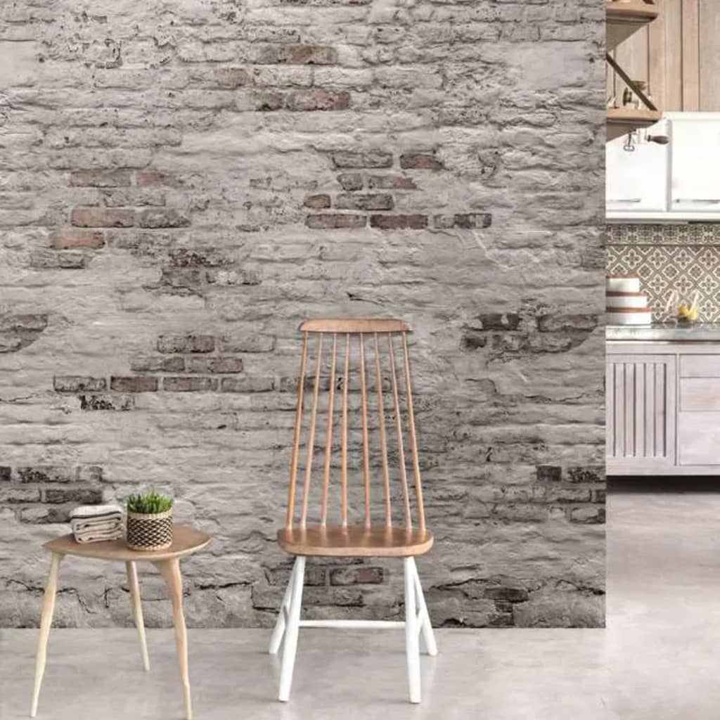 DUTCH WALLCOVERINGS Foto tapet „Old Brick Wall”, gri