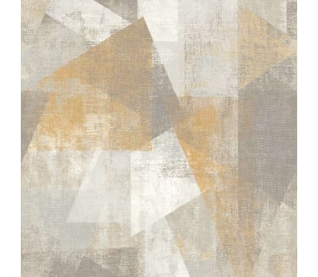 DUTCH WALLCOVERINGS Wallpaper Perspectives Beige and Grey