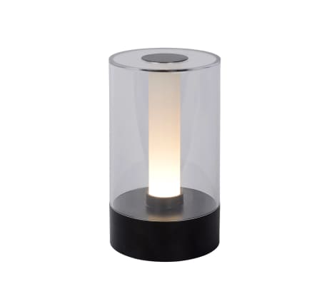 Lucide TRIBUN Tafellamp Led 3W Mat Zwart plexi Lucide TRIBUN Tafellamp Led 3W Mat Zwart plexi