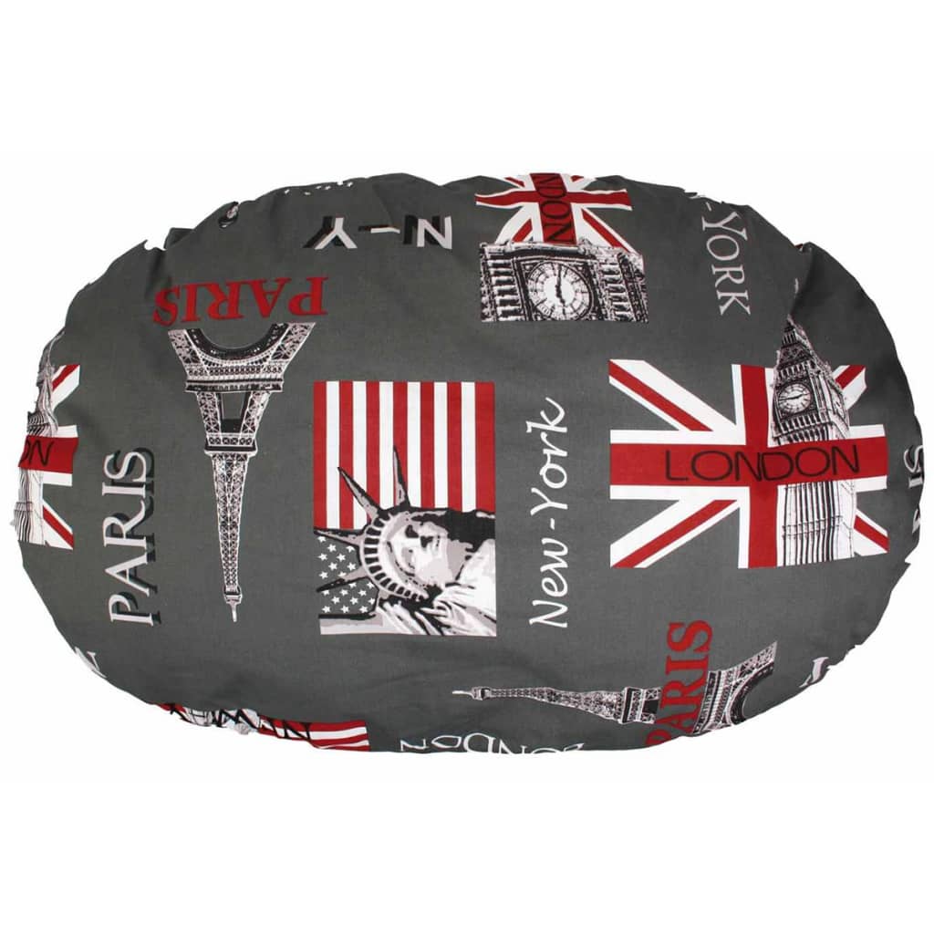 

FLAMINGO Hondenkussen met rits Metropool 80 cm 513705