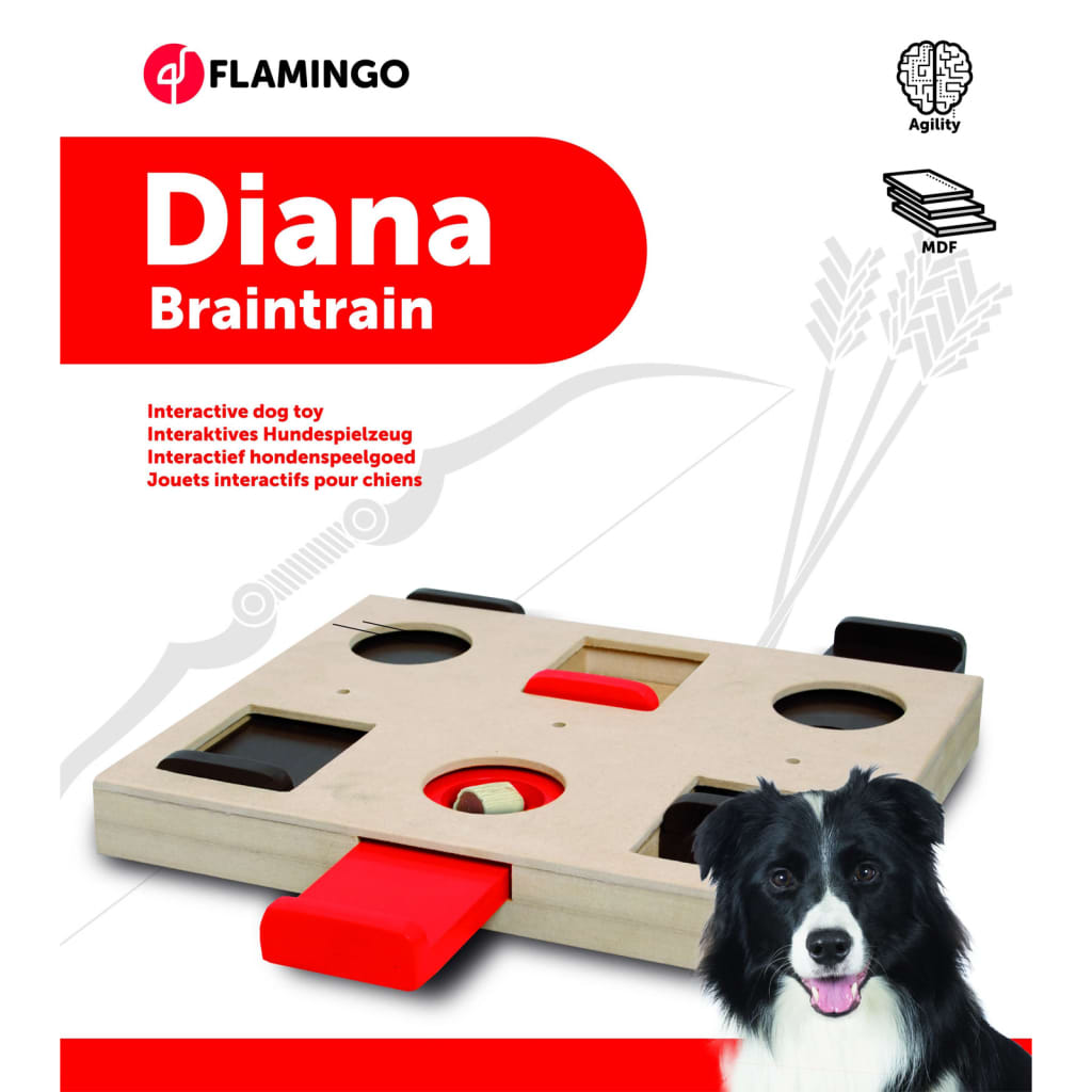 Giocattolo per Allenare la Mente Diana 26x29,5 cm Legno FLAMINGO