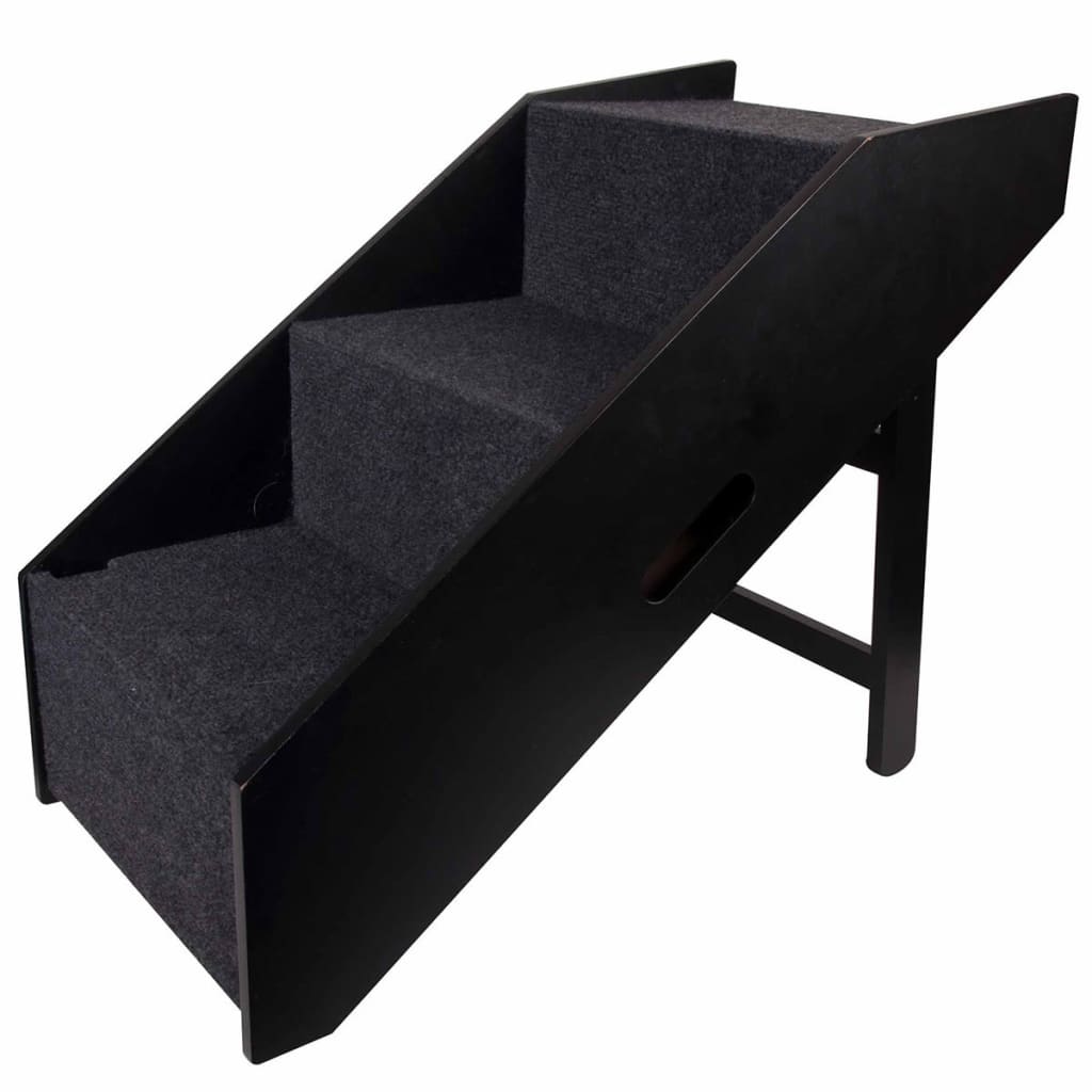 

FLAMINGO Huisdieren helling en trap zwart 62x36x51 cm 515222