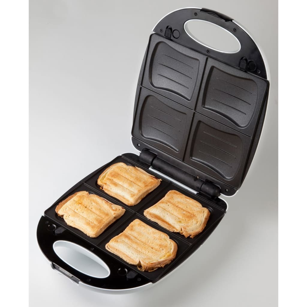DOMO Sandwich Broodrooster 1200 W Wit DO9046C