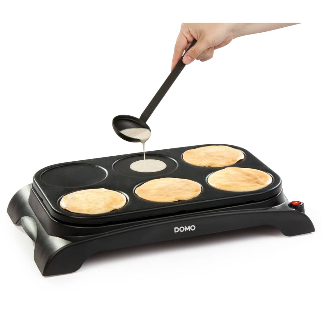 DOMO DO8709P crepe maker 1000W zwart