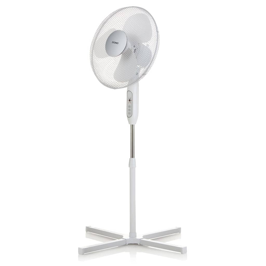Baroni Home Ventilador de Mesa con Pala de 40 cm Inclinación Ajustable Blanco 3 niveles de velocidad 