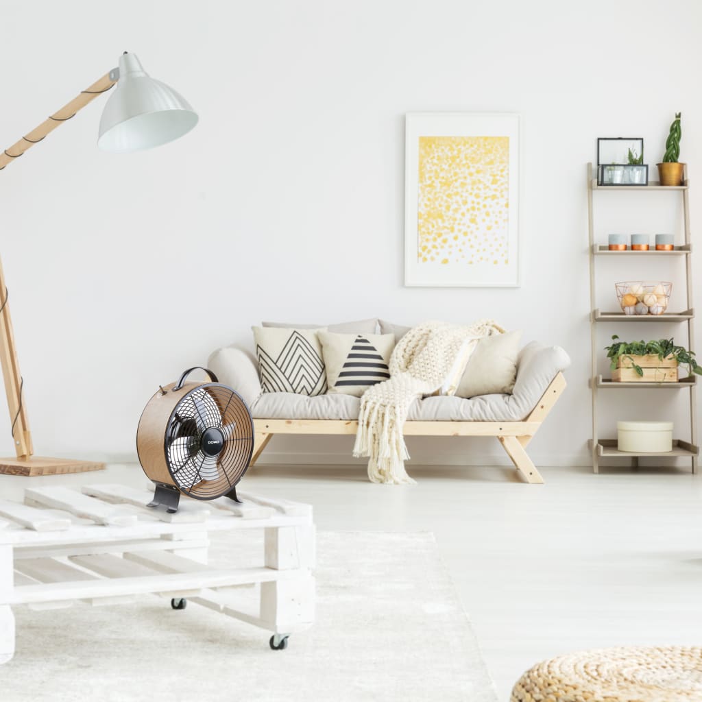 

DOMO Tafelventilator 20 W 26 cm beige en zwart