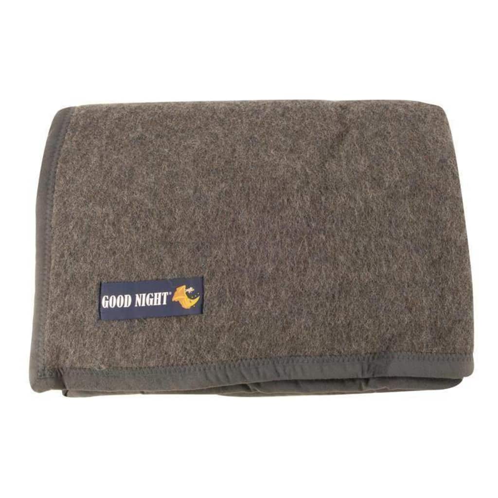 Merkloos Good Night Diamond Deken 240X300 Cm 100 Wol Grijs huismerk kopen in de aanbieding