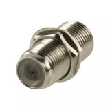Coaxa Adapter F F-Hona till F Hona - Silver