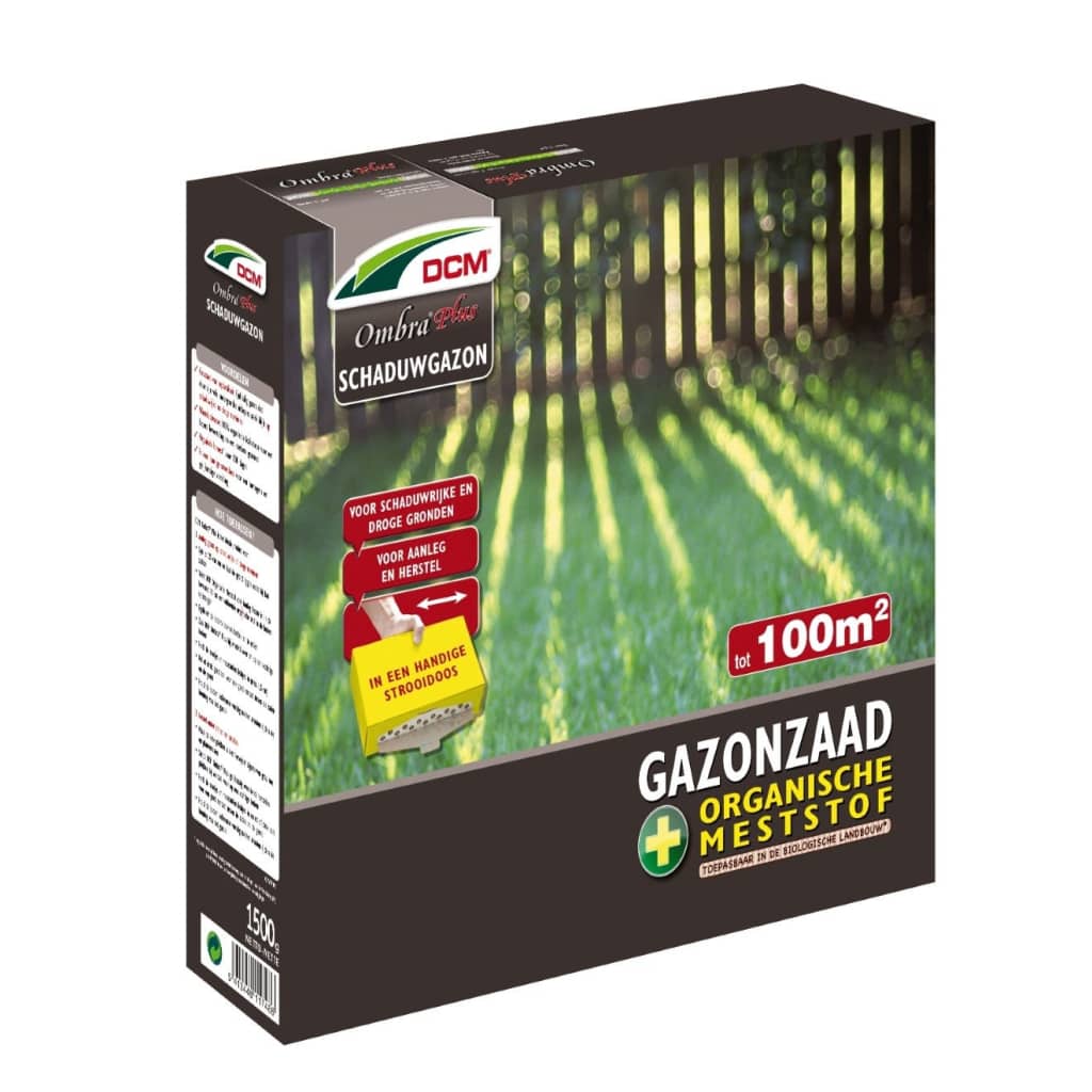 Afbeelding DCM graszaad ombra Plus 1,5 kg 100 m2 door Vidaxl.nl