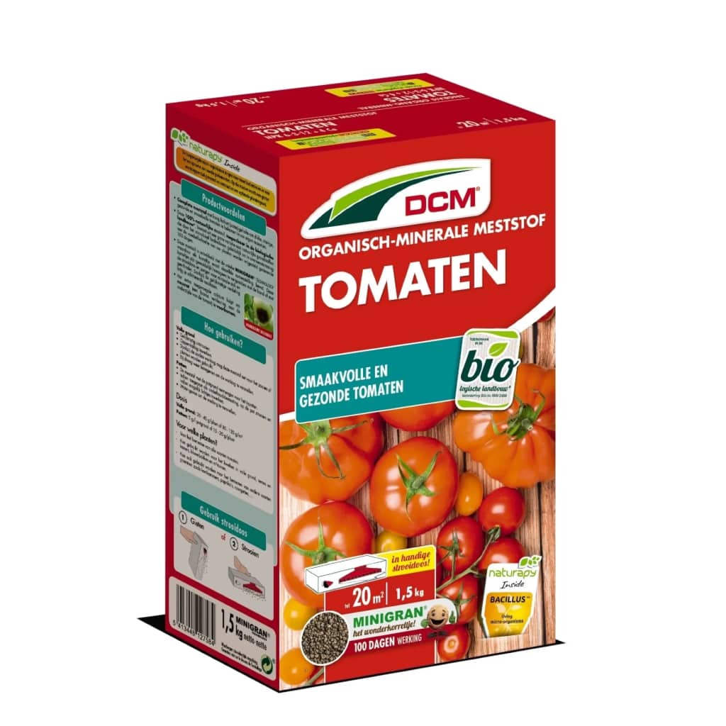 Afbeelding Dcm Meststof Tomaten - Moestuinmeststoffen - 20 m2 1.5 kg (Mg) door Vidaxl.nl