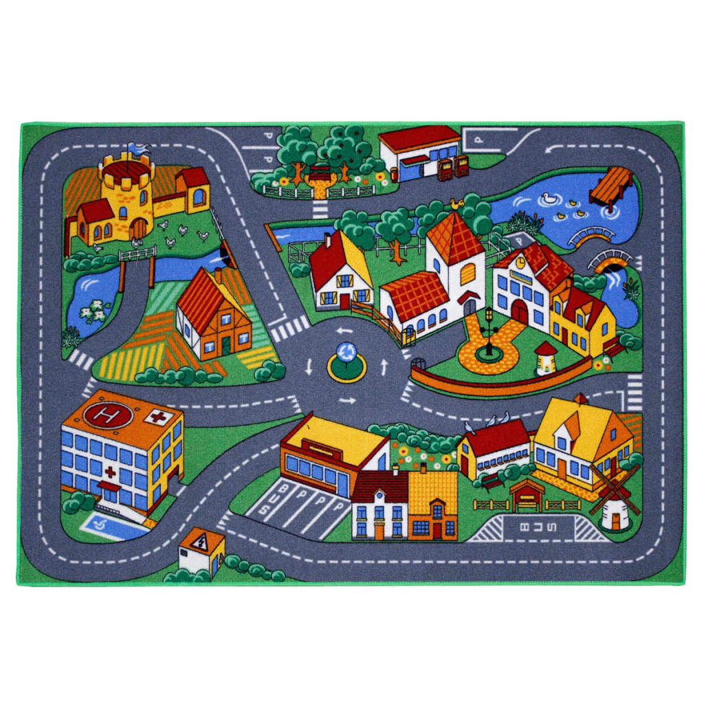

AK Sports Speeltapijt straat Quiet Town 133 cm QUIET TOWN