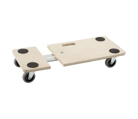 Practo Home Carrello Regolabile per Mobili 150 kg in Legno