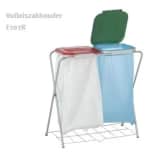 Practo Vuilniszakhouder dubbel met rooster