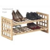 Practo Schoenenrek hout voor 8 paar schoenen