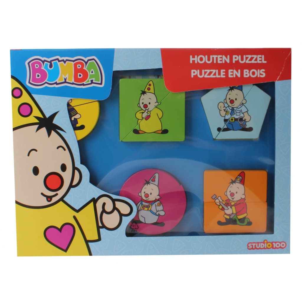 Bumba Houten Puzzel Met Dikke Stukken Beroepen