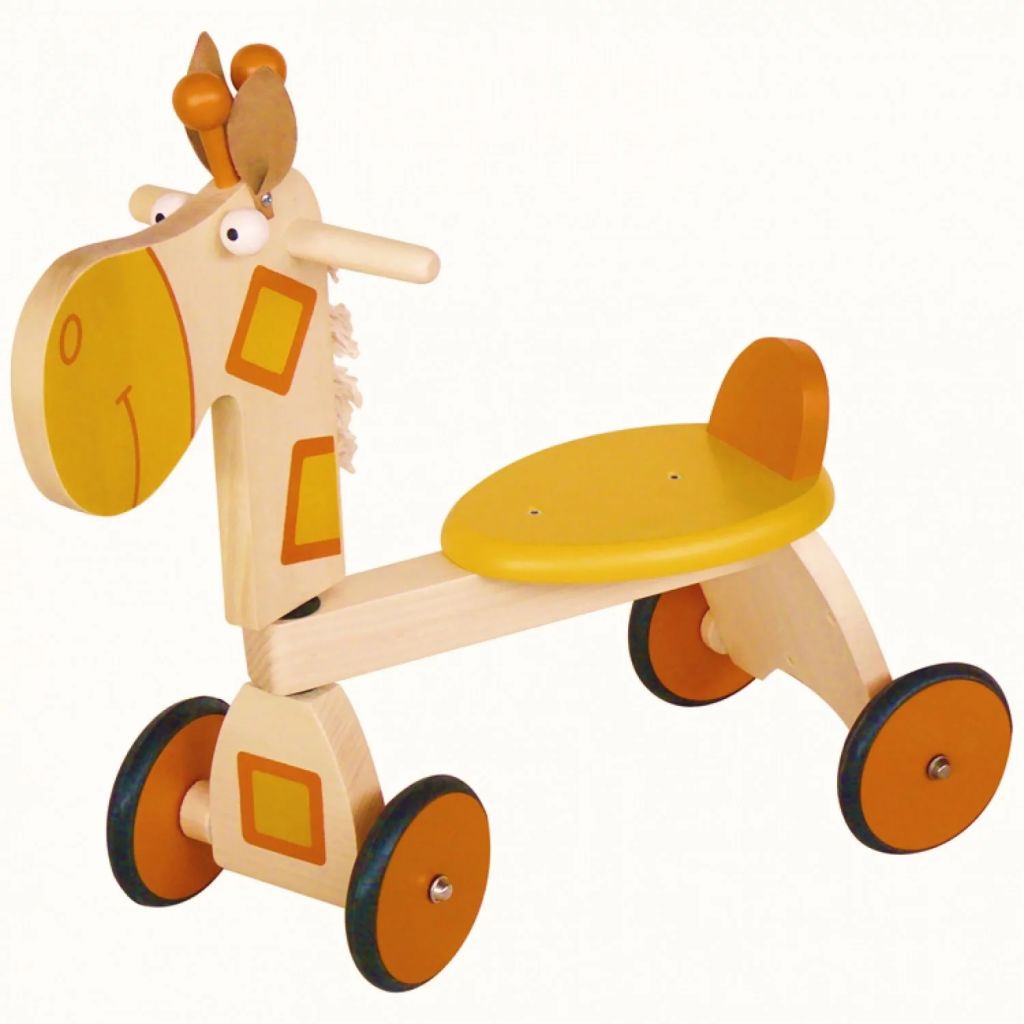 Scratch 4-Wheel Walker - Loopfiets - Giraf