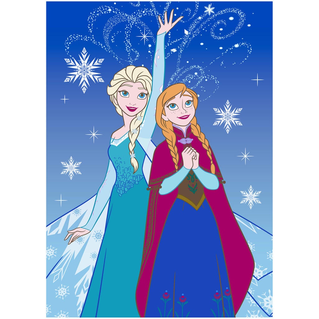 AK Sports Disney Frozen Speelkleed 95 x 133 cm blauw/roze