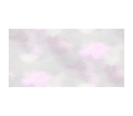 Good Vibes Papier peint Paint Clouds Rose et gris