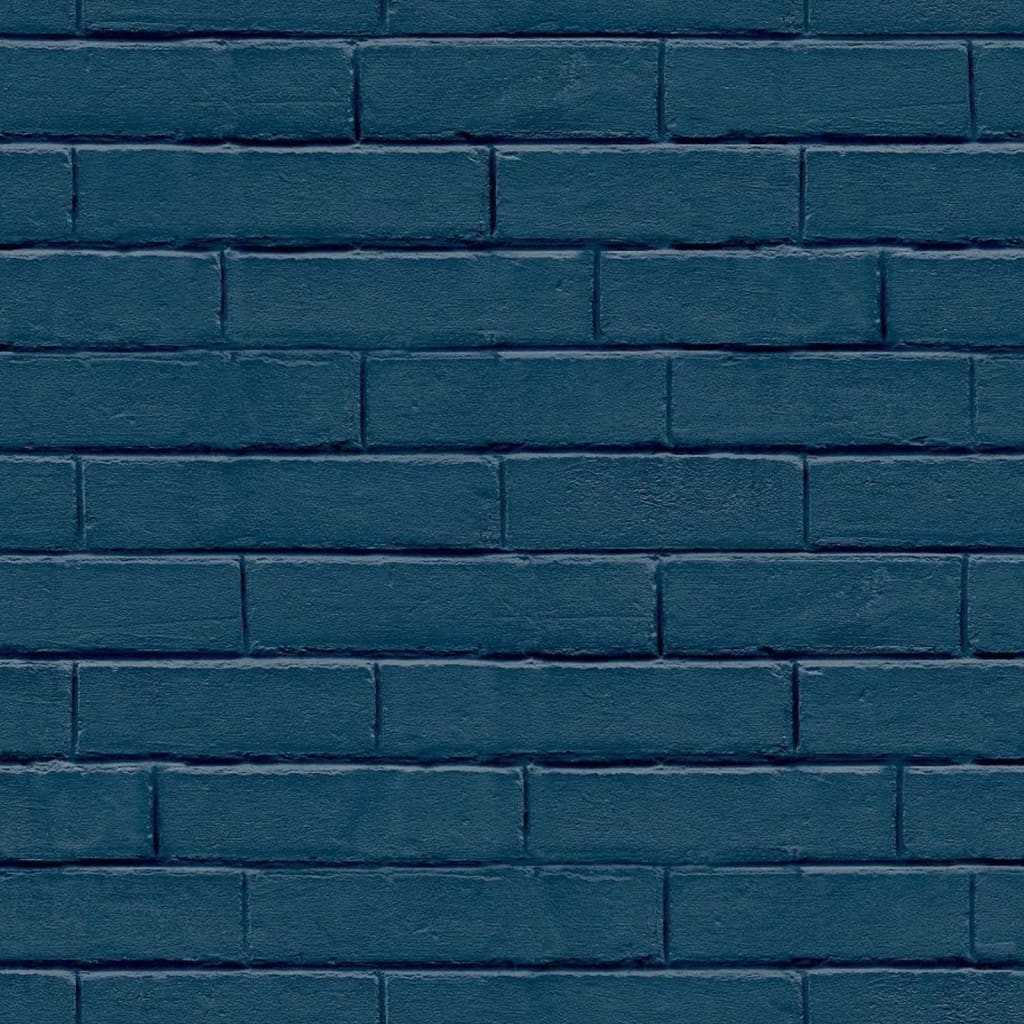 Noordwand Good Vibes Papier peint Brick Wall Bleu