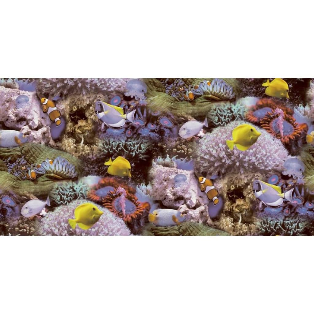 

Good Vibes Behang Coral and Tropical Fish geel en paars