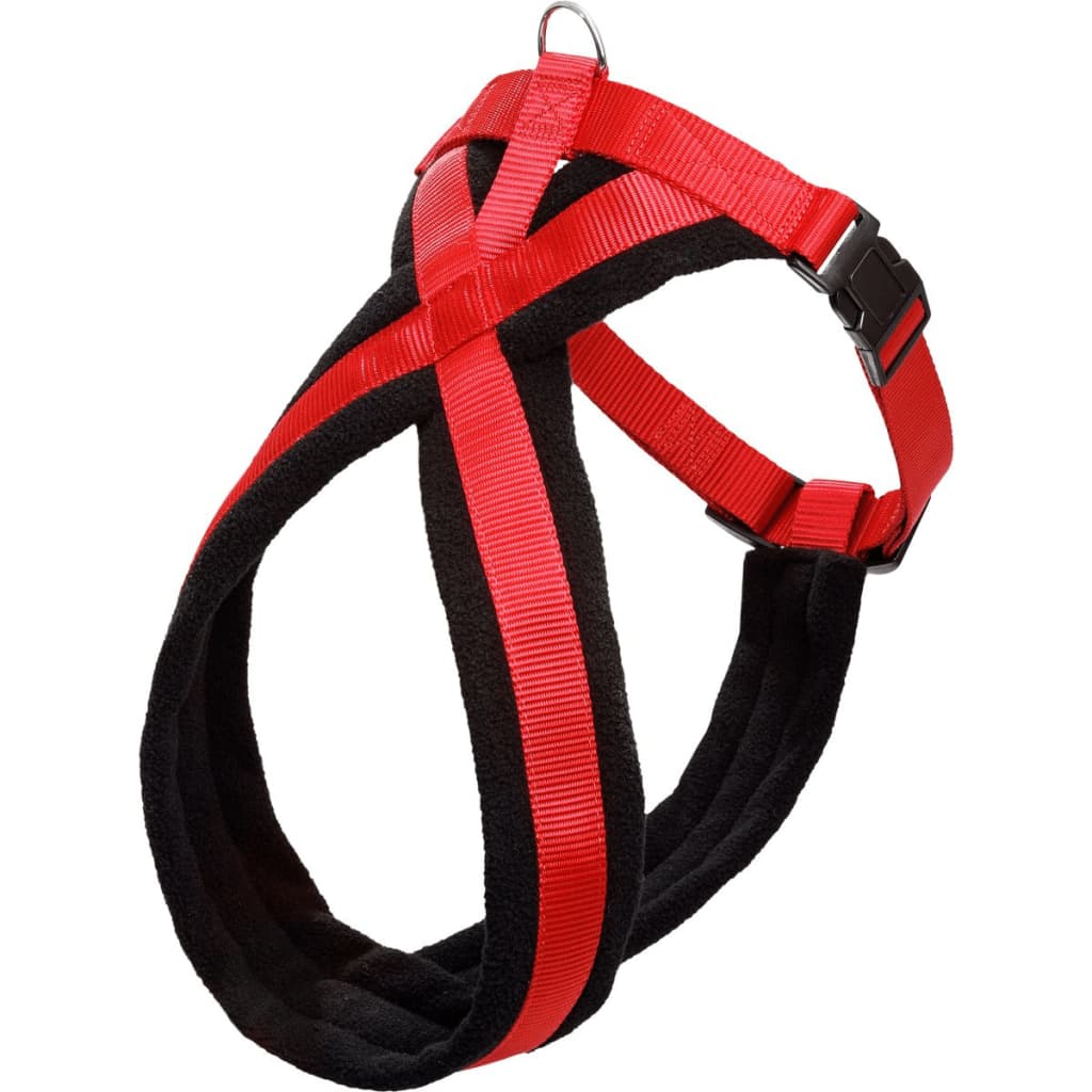 Afbeelding Karlie asp tuig voor hond cross zwart / rood 25 mmx84-120 cm door Vidaxl.nl