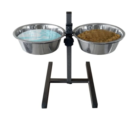 Jack and Vanilla Pet Food Bowl Stand Bon Appetit 2x1.7 L