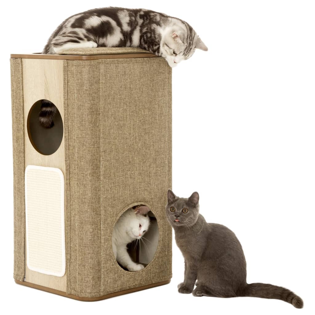 Jack and Vanilla Cat Tree Tower Molly 38x38x73 cm Brown Suave