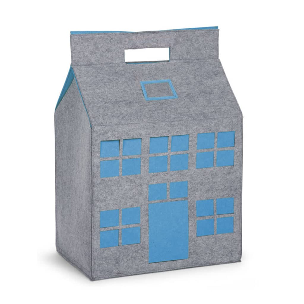 

CHILDWOOD Speelgoed opbergdoos grijs en turquoise 50 x 35 x 72 cm CCFPT