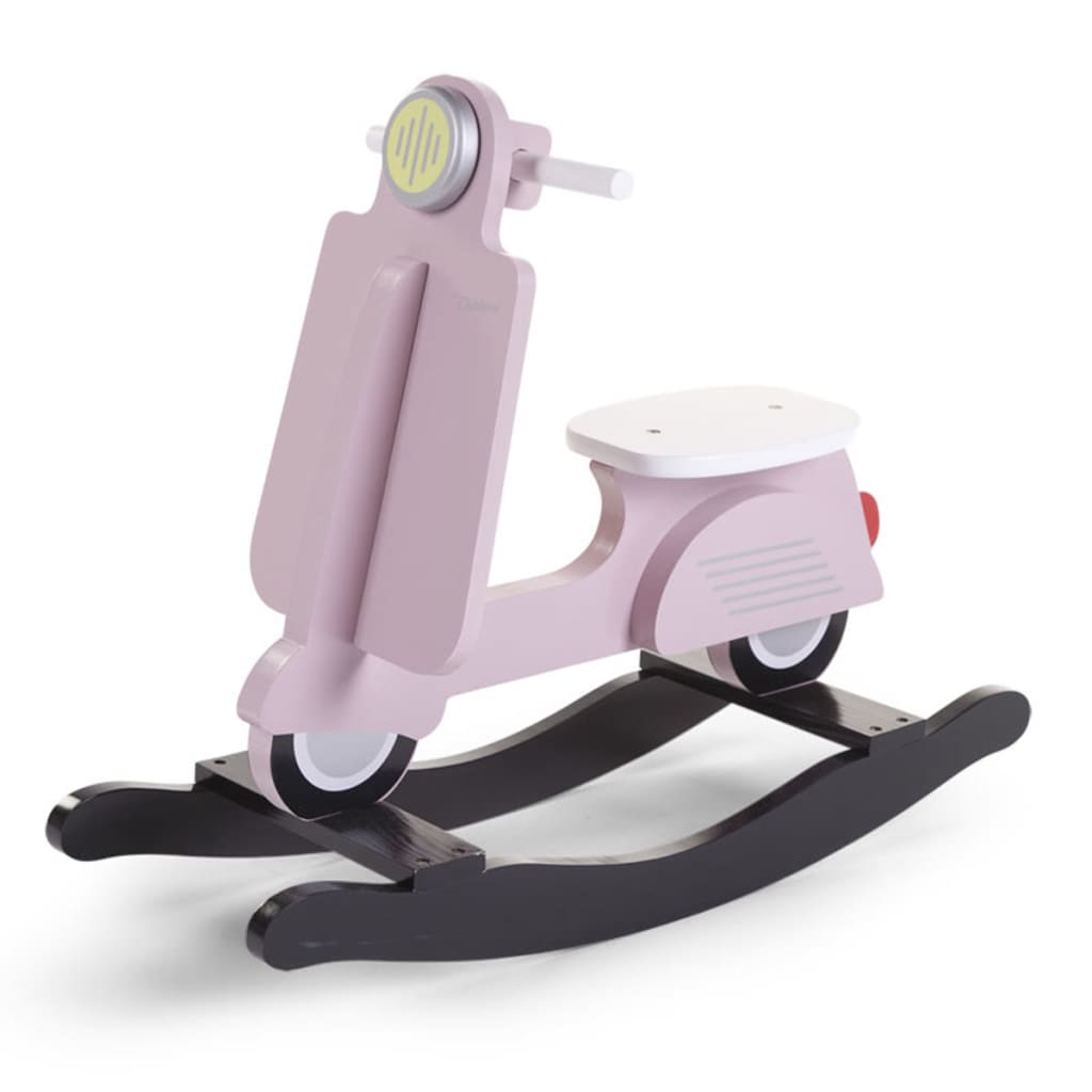 Afbeelding CHILDWOOD Hobbelscooter roze en zwart CWRSP door Vidaxl.nl