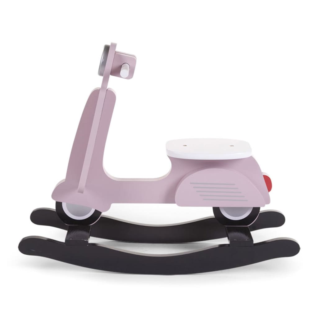 VidaXL - CHILDWOOD Hobbelscooter roze en zwart CWRSP