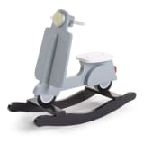 CHILDWOOD Scooter à bascule Bleu et noir CWRSMB