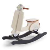 CHILDWOOD Scooter à bascule Beige et noir CWRSCR