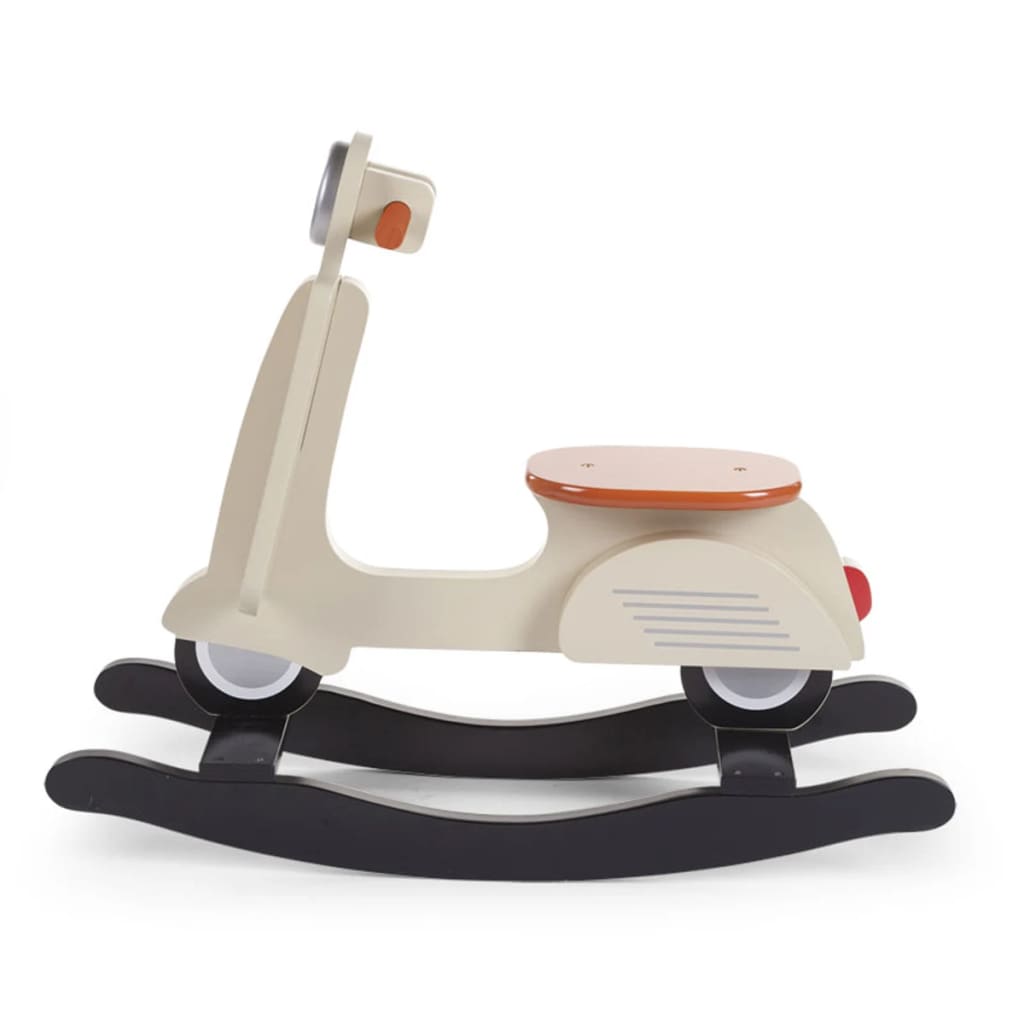 

CHILDHOME Hobbelscooter beige en zwart