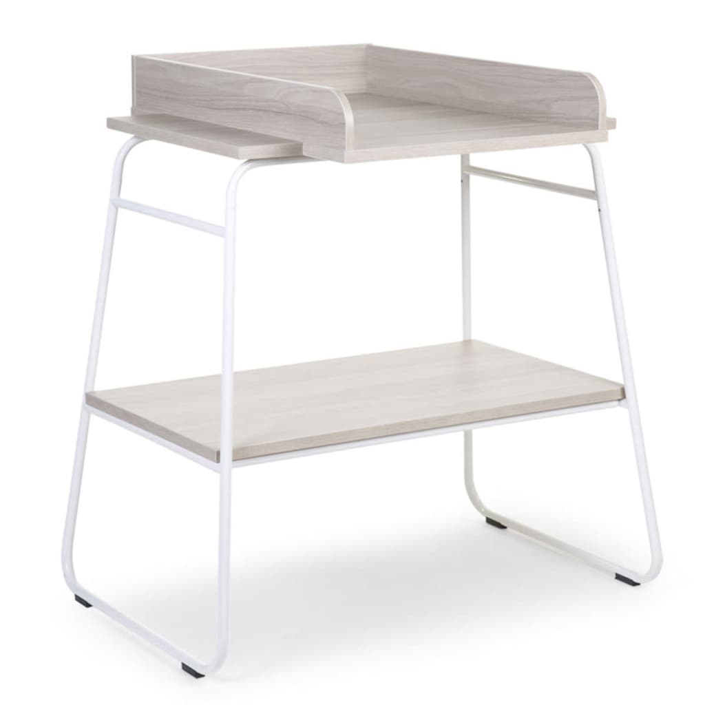 

CHILDWOOD Aankleedtafel asgrijs en wit CHTAWH