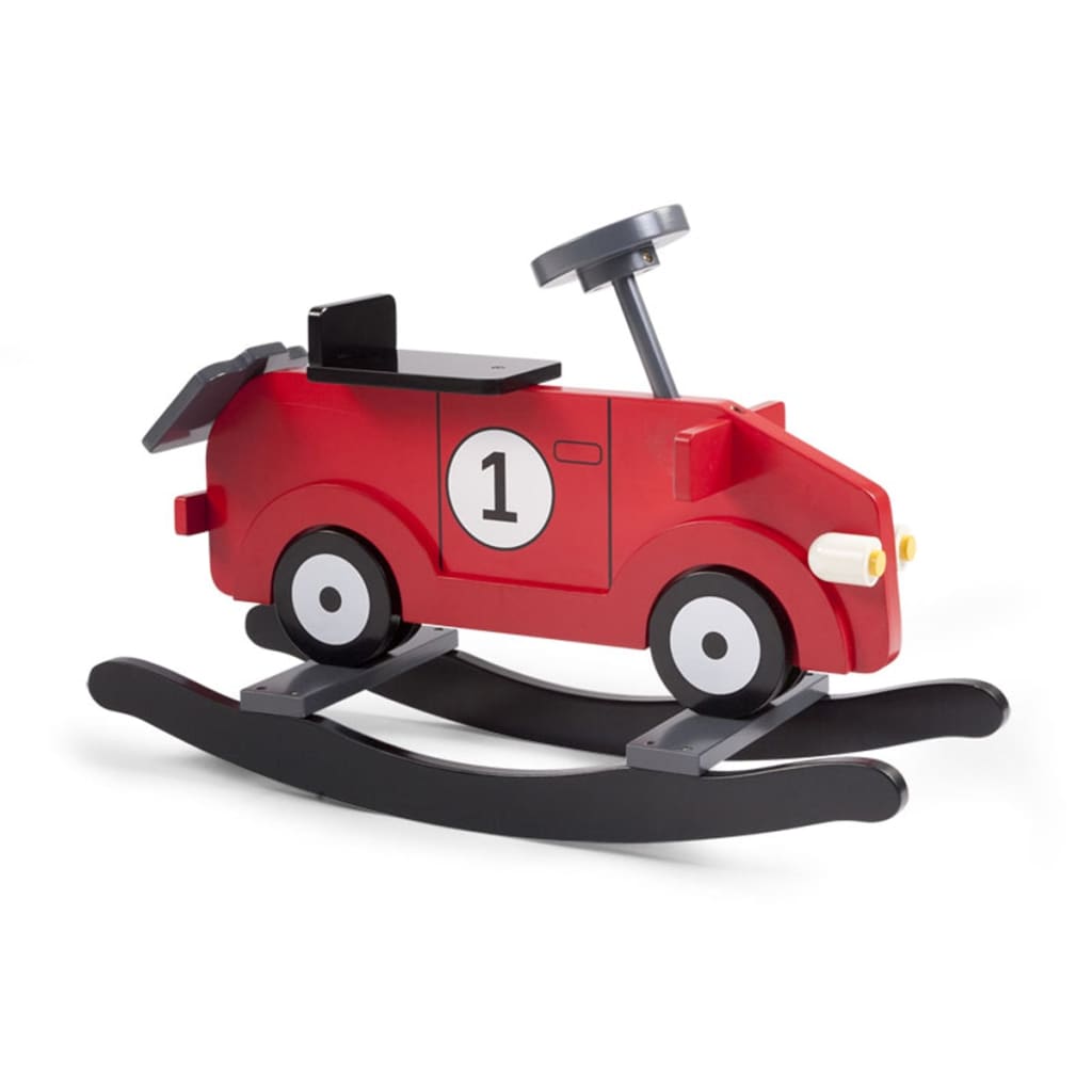 

CHILDWOOD Hobbelauto My First Car rood en zwart CWRFCR