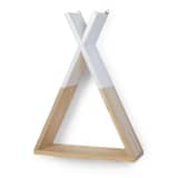 Etagère Tipi - naturel et blanc