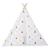 CHILDWOOD Tipi Tent Canvas 143x135x135 cm White TIPTIPI