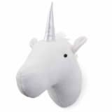 CHILDHOME Einhorn Kopf Wanddekoration Filz Weiß